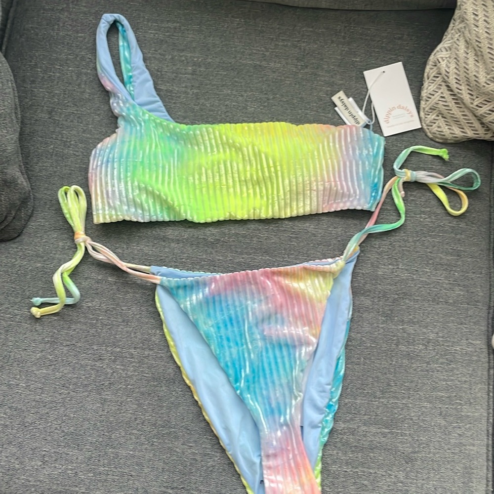 Multi color bikini